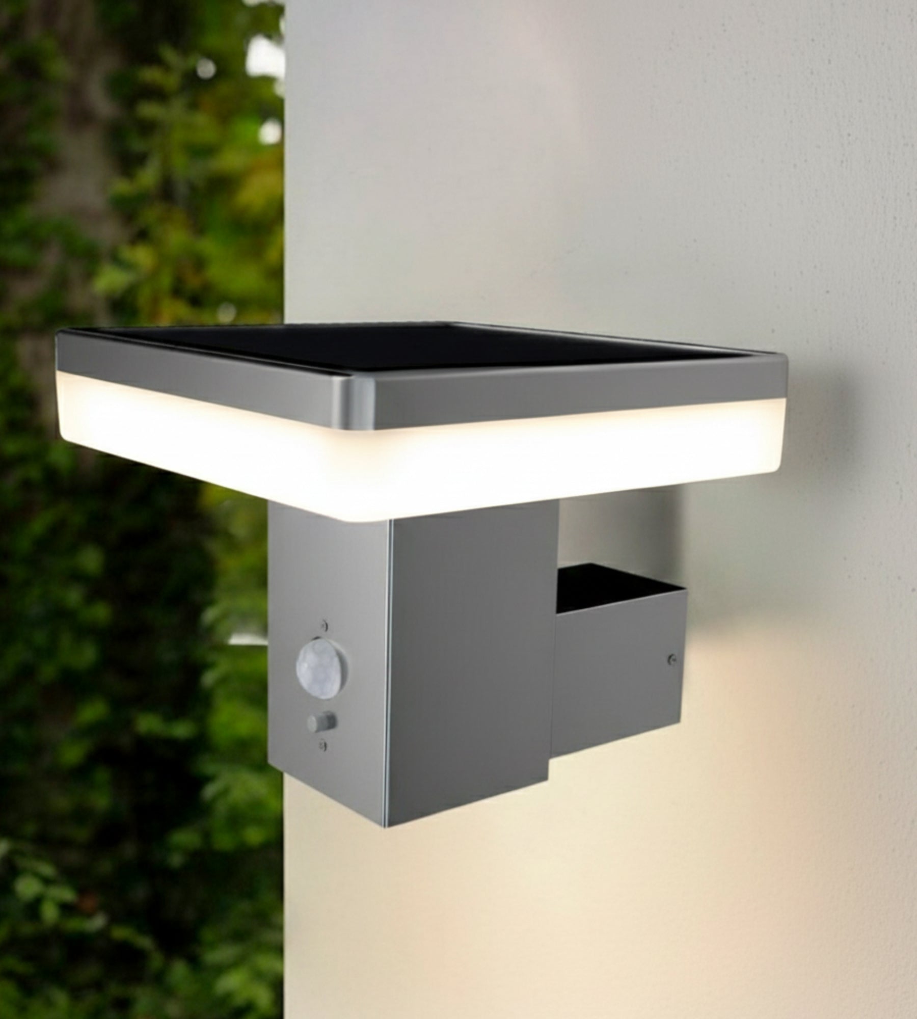 Solar-LED-Wandleuchte SUN-1000 mit Bewegungsmelder – 3 Leuchtmodi 150 bis 1500 Lumen — 4
