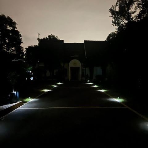 Luce LED solare QUEEN da piantare - Altezza 24 cm - 100 lumen - Nero - Lumihome-France.com