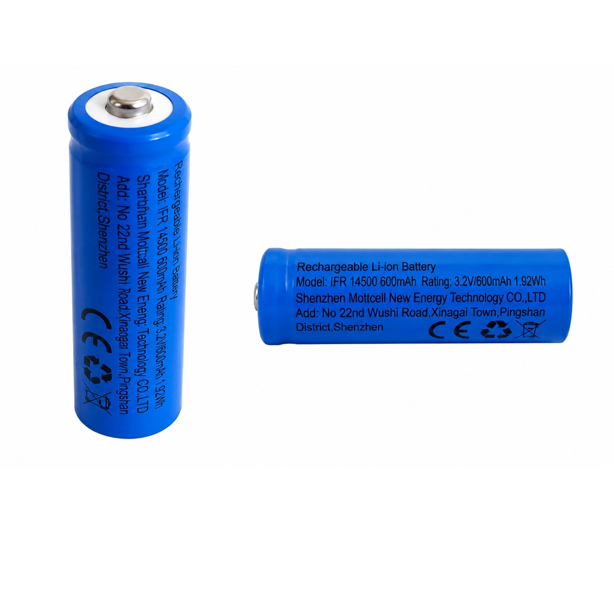 Batería 14500 600 mAh 3,2 V