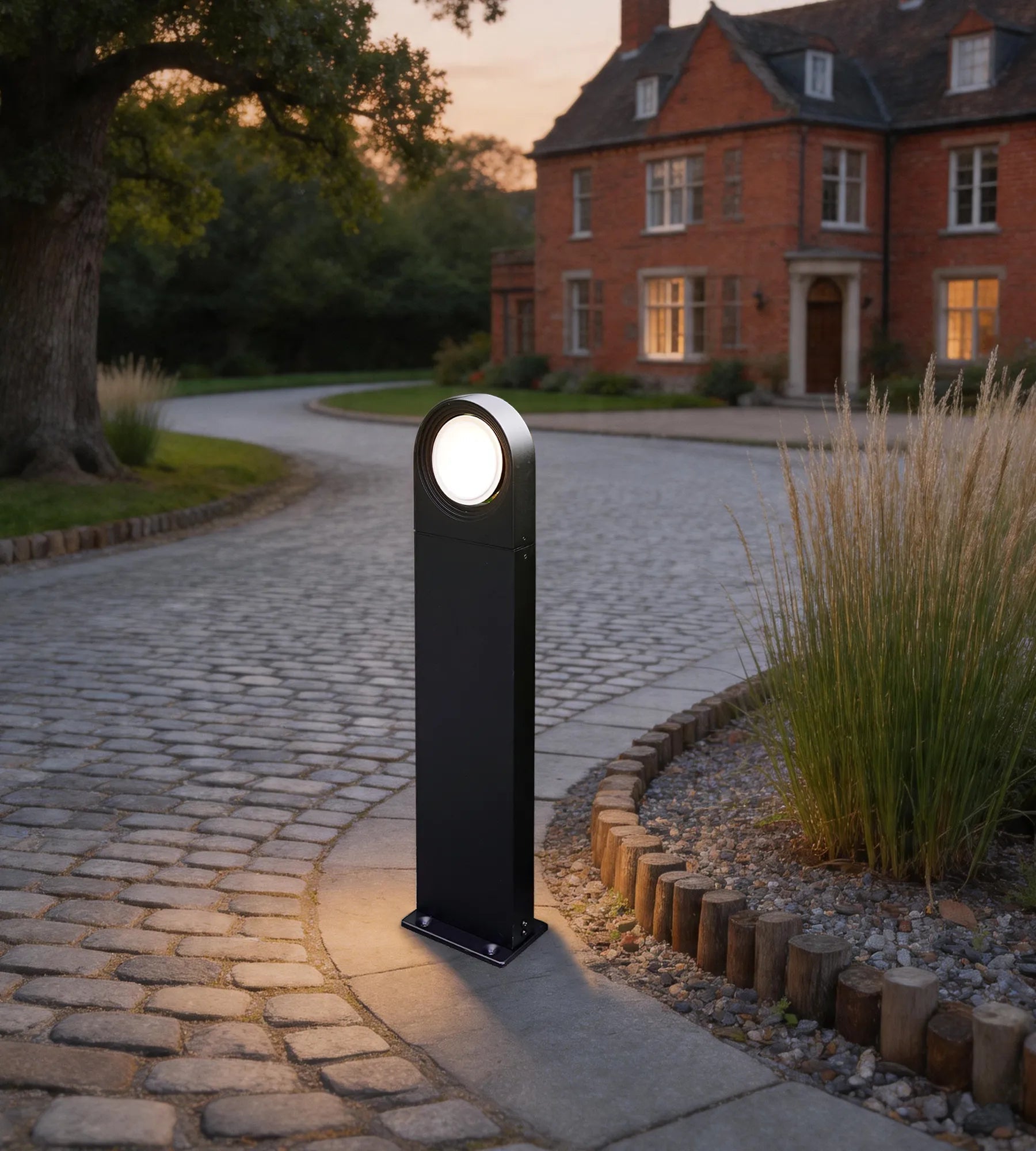 Paletto da esterno EXPLORER LED, Nero, Testa orientabile — 7