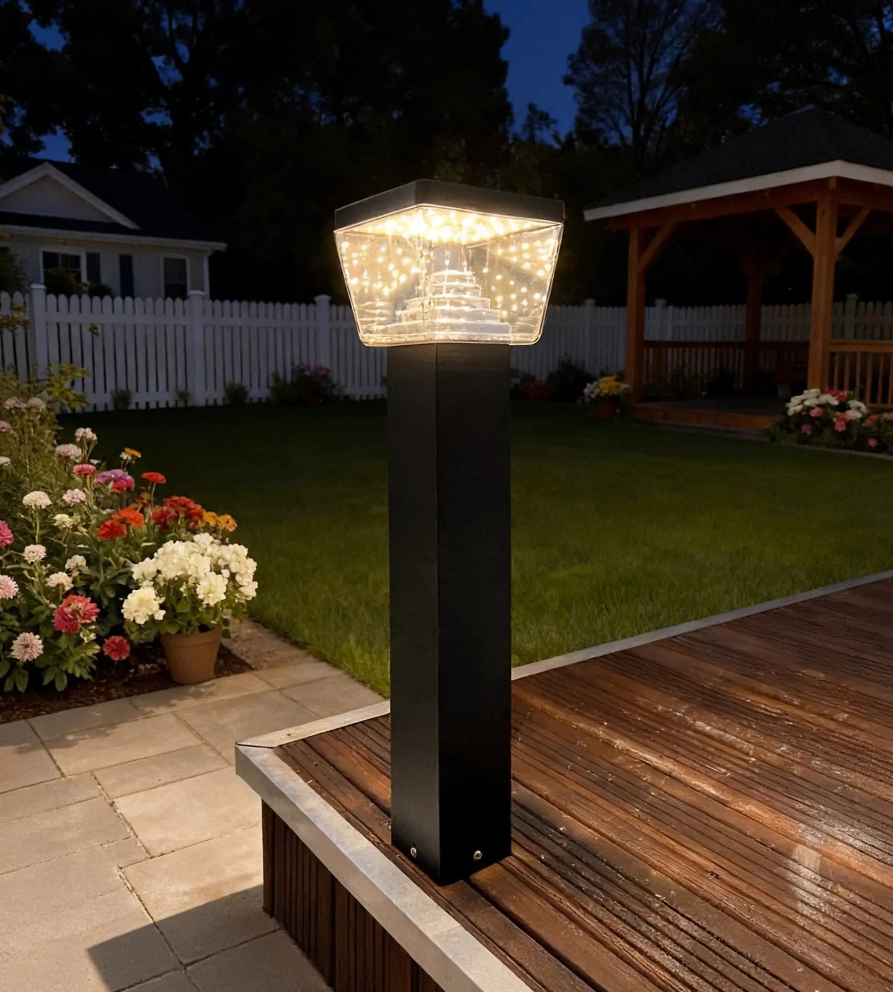 LIBERTY LED-Außenterminal, Schwarz, 1000 Lumen — 2