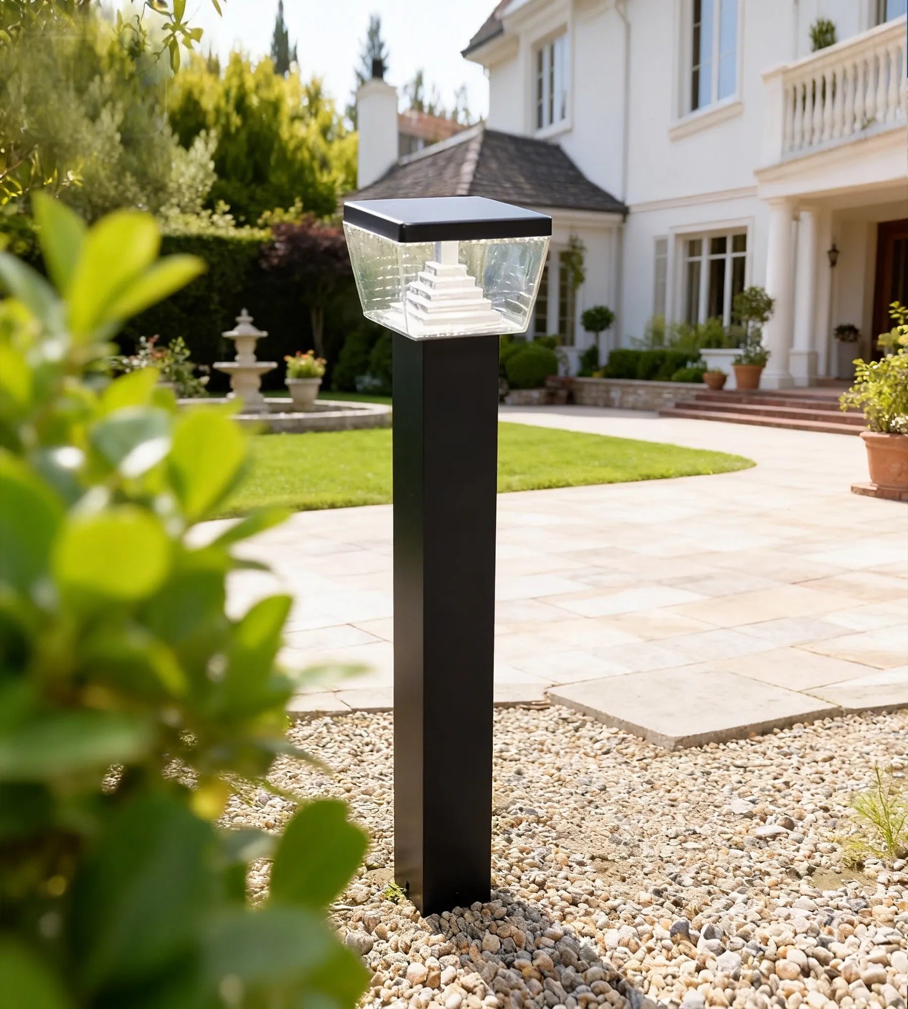 LED-Wegeleuchte LIBERTY 230V, Schwarz – 1000 Lumen — 3