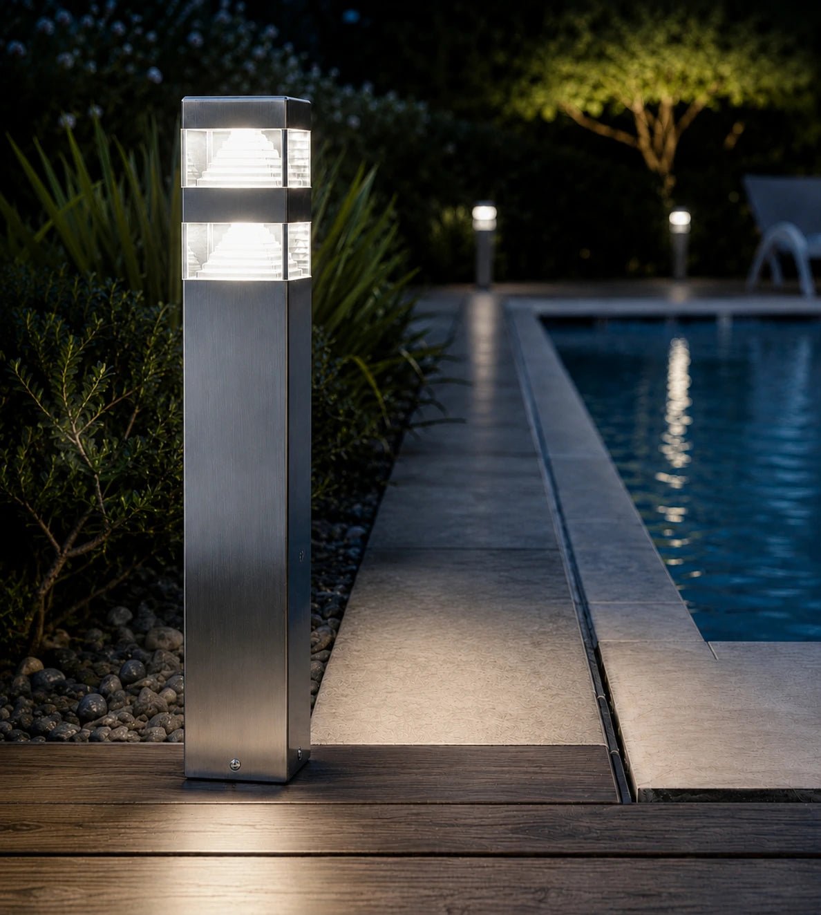 Outdoor LED Pyramid, 1000 lumens, poolside - 12V — 4