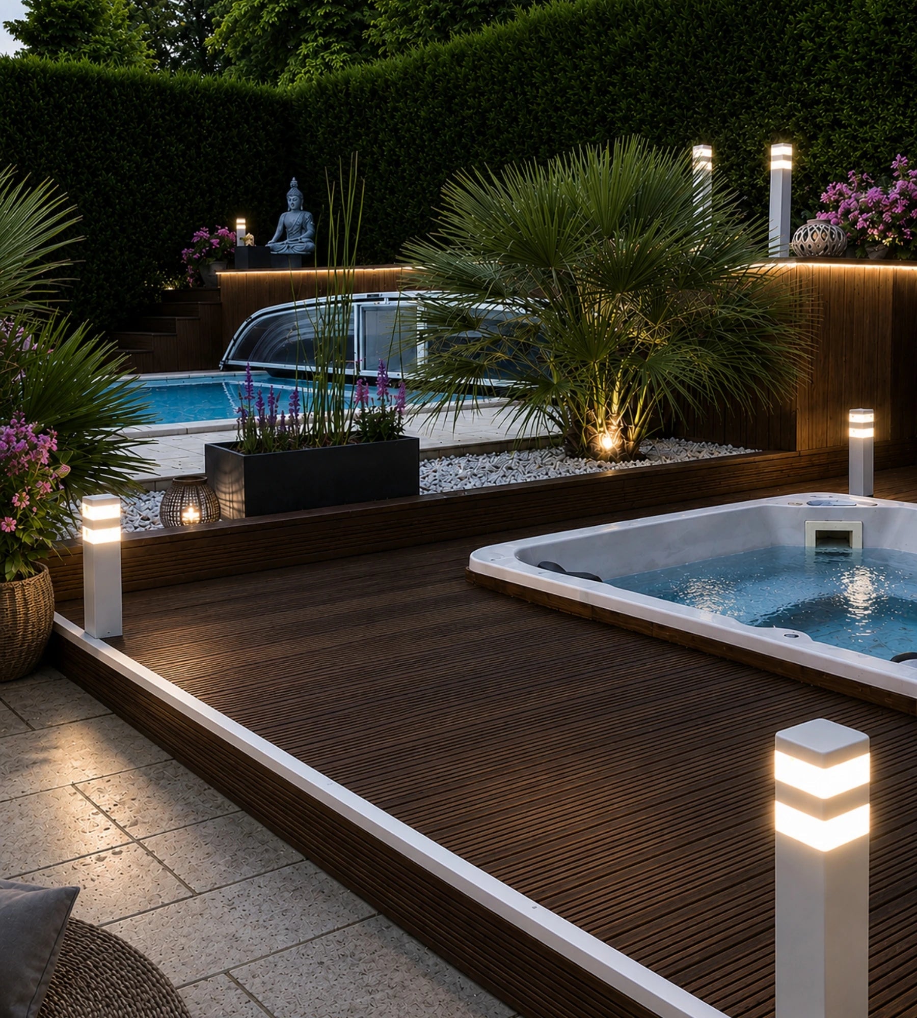 LED-Wegeleuchte PYRAMIDE 12V für den Poolbereich – 1000 Lumen — 8