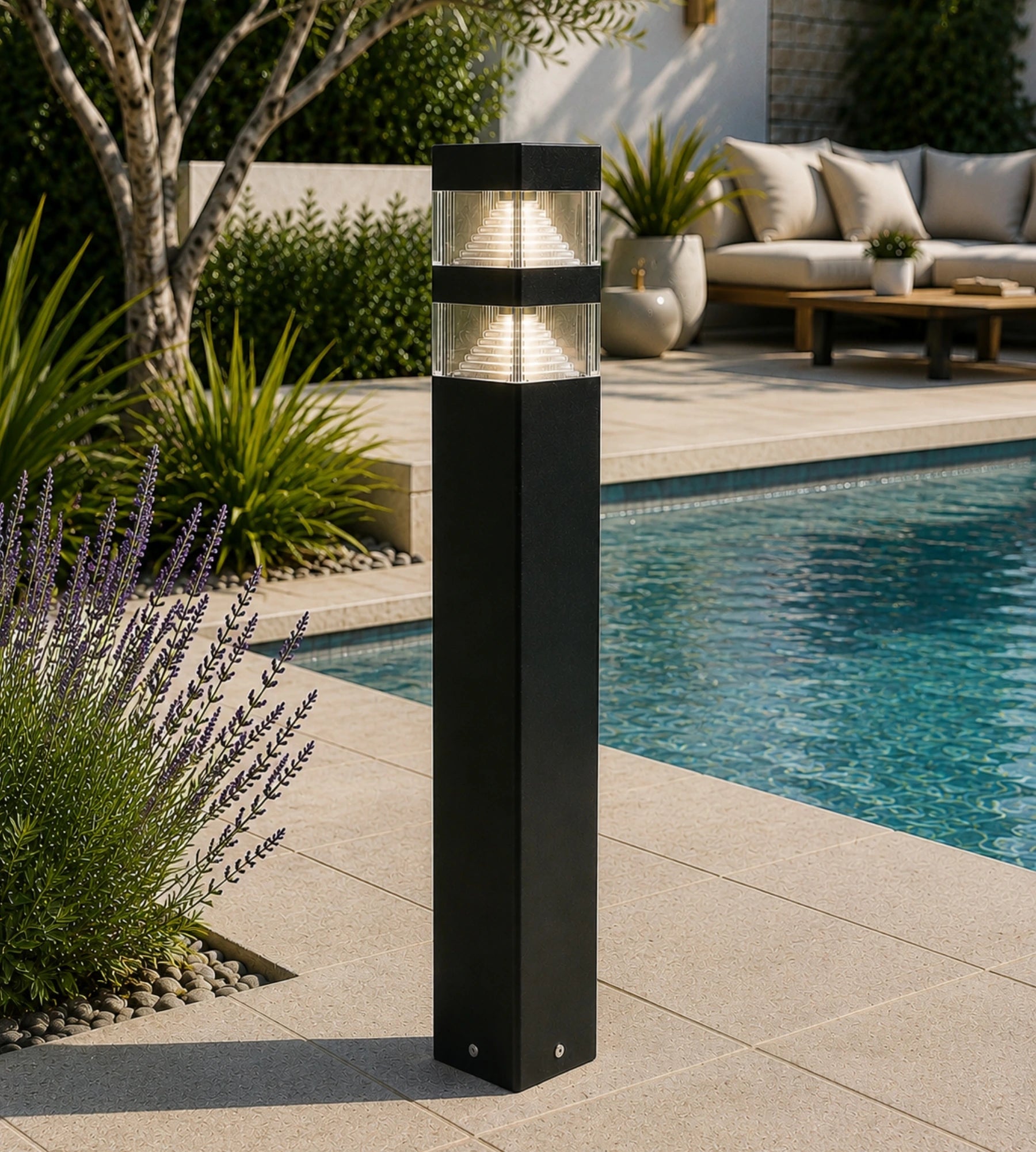 LED-Wegeleuchte PYRAMIDE 12V für den Poolbereich – 1000 Lumen — 5