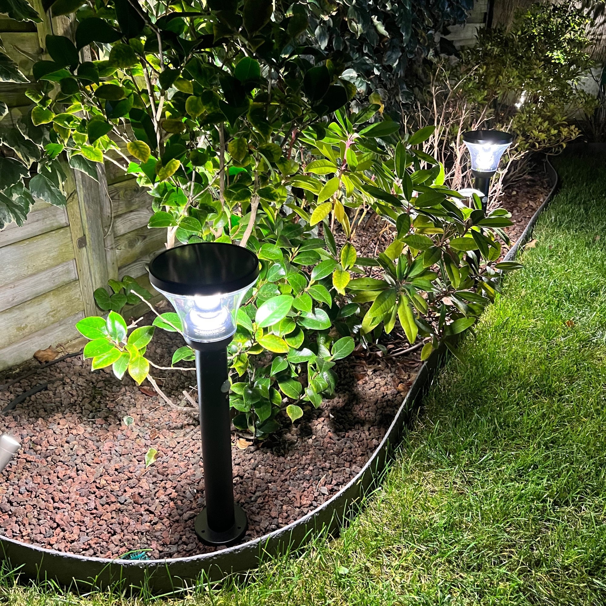 Paletto LED solare DIVA - Rilevatore di movimento - 3 modalità di illuminazione da 75 a 600 lumen - Lumihome