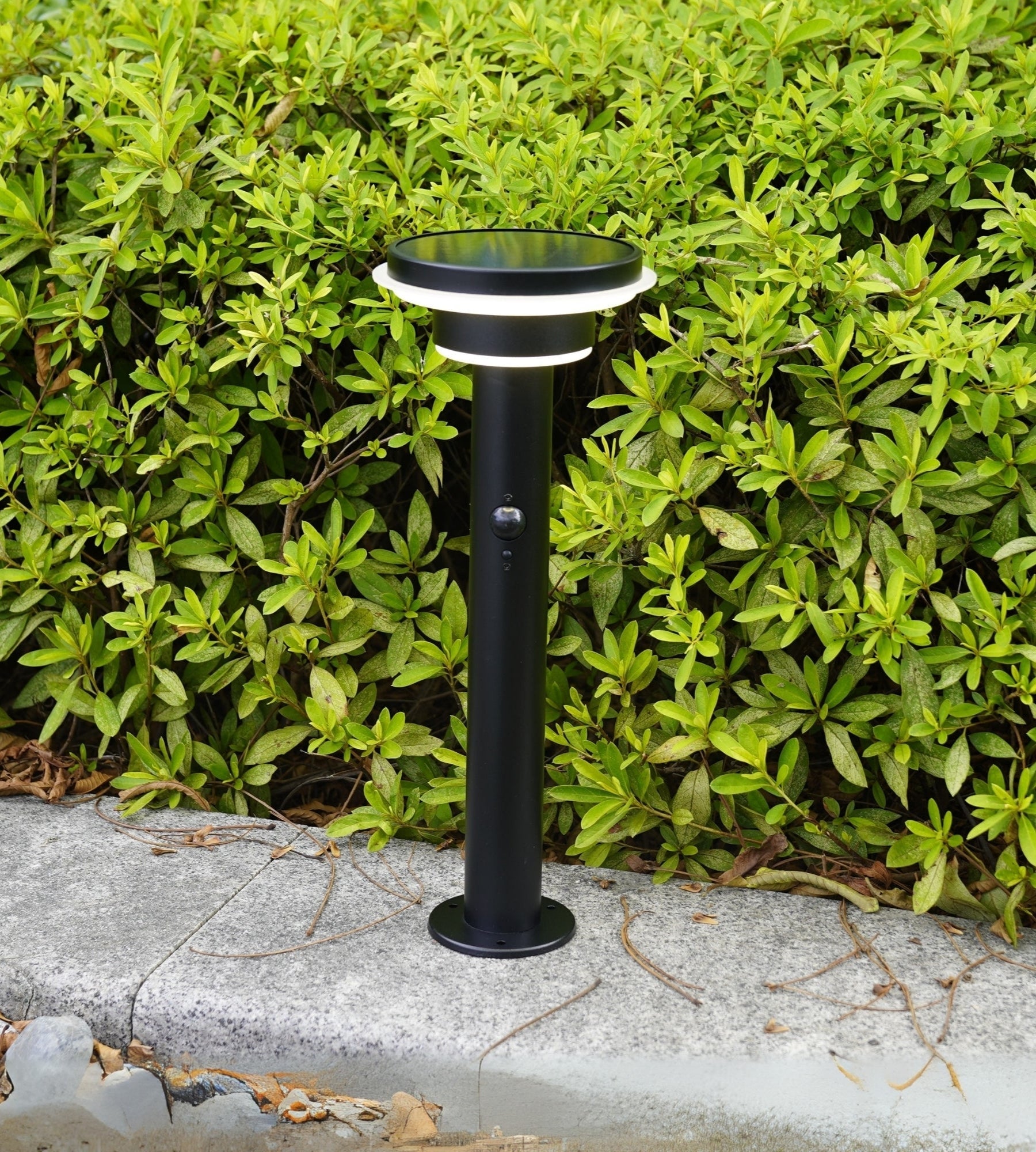 Solar-LED-Wegeleuchte GENOVA mit Bewegungsmelder, Schwarz, 45 cm – 3 Leuchtmodi 100 bis 1000 Lumen — 4