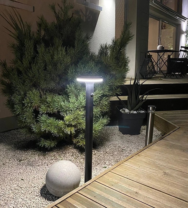 Solar-LED-Wegeleuchte LIVING mit Bewegungsmelder – 3 Leuchtmodi 75 bis 600 Lumen — 7