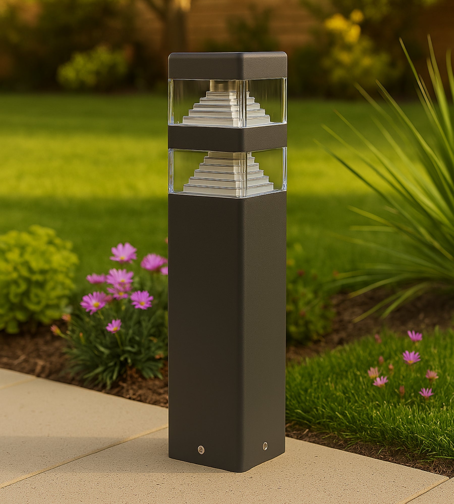 LED-Wegeleuchte PYRAMIDE 230V, 40 cm, Neutralweiß – 1000 Lumen – 32 LEDs — 6