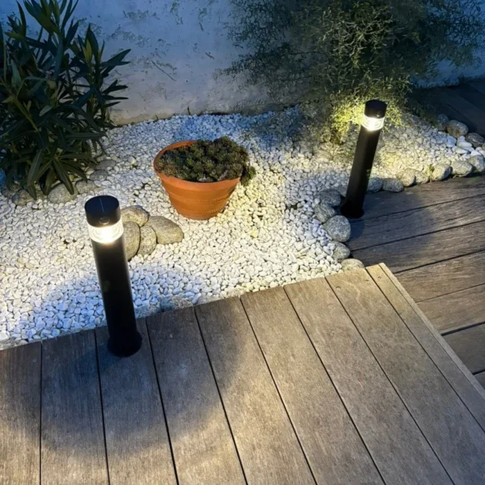 Solar-LED-Wegeleuchte ORION, Schwarz, 50 cm – 75 bis 150 Lumen — 2