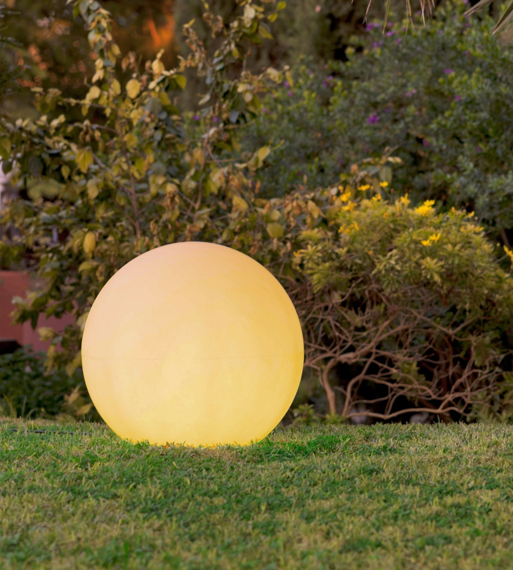 USB and solar rechargeable light ball BULY - RGB+CCT remote control - Outdoor and Indoor — 2