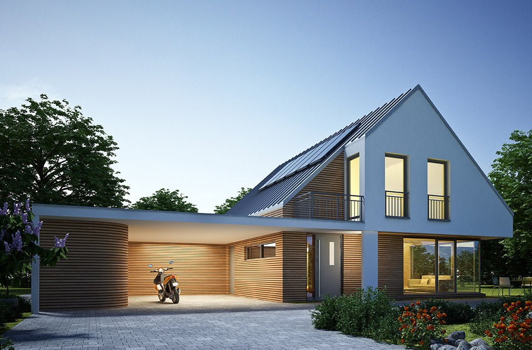 Wie beleuchten Sie Ihren Carport?