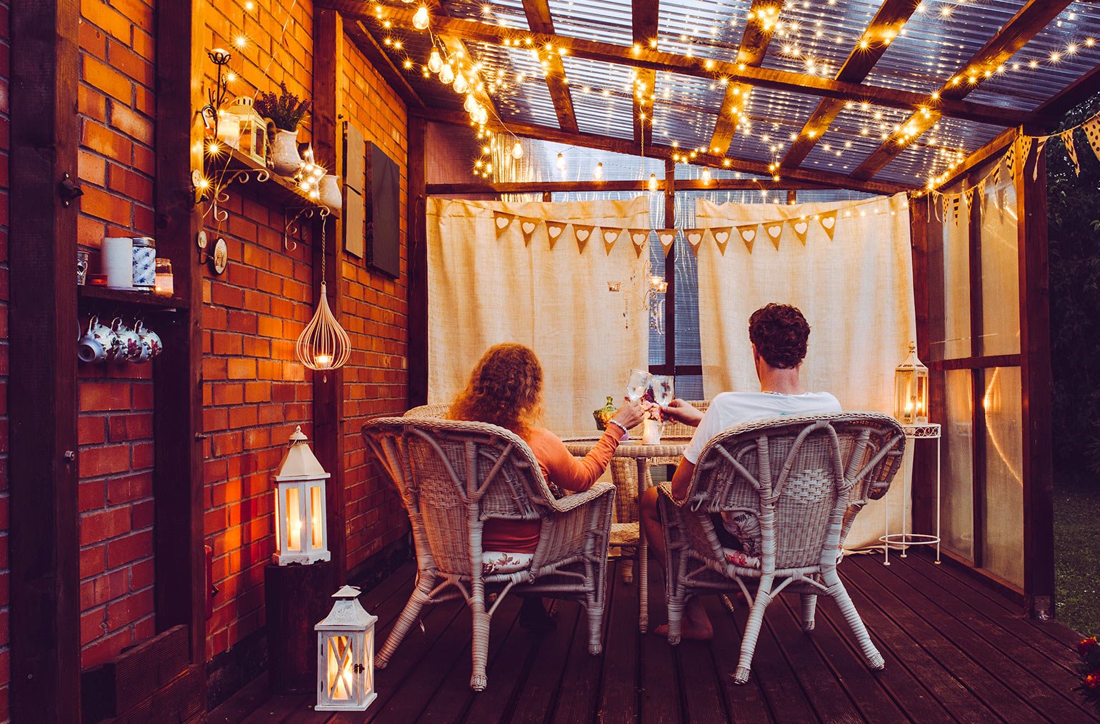 Balkonbeleuchtung: 6 helle Ideen, um Ihren Balkon zu genießen