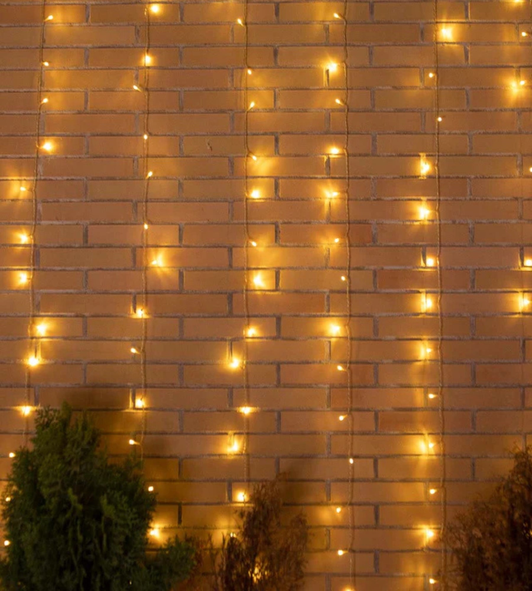 LED-Lichtervorhang LUCEO – Warmweiß – dekorative Beleuchtung