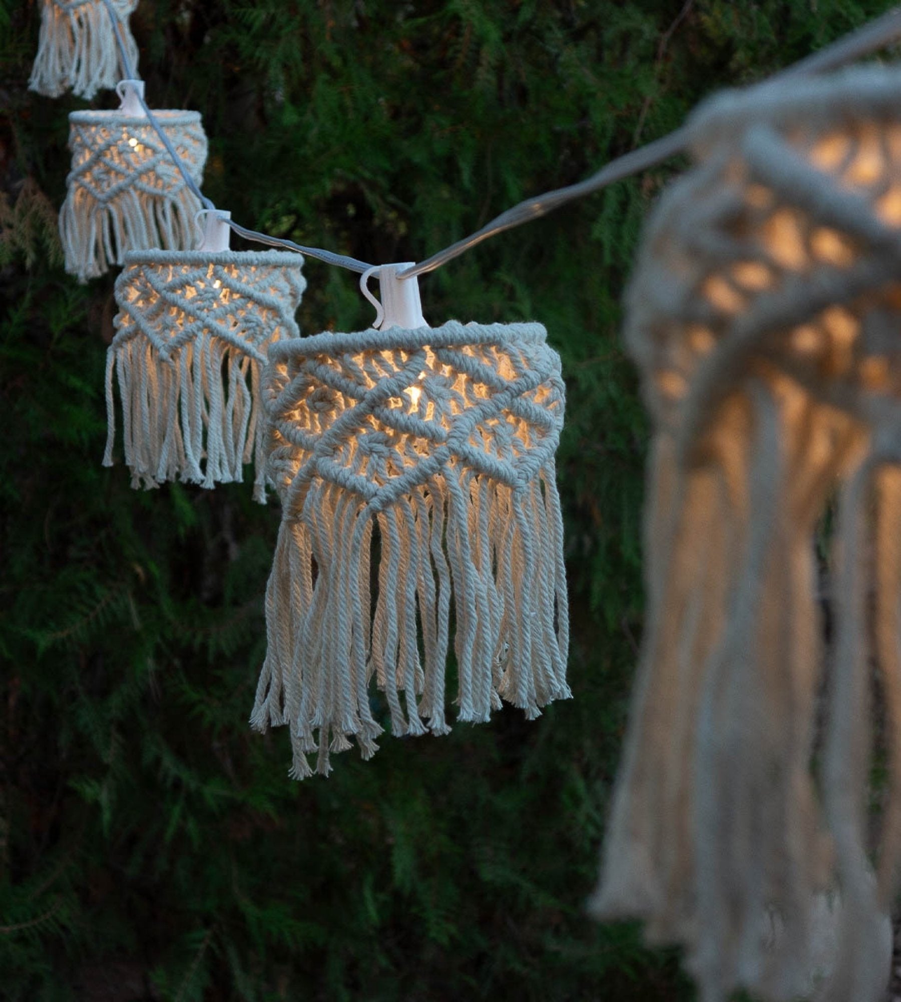 Guirlande lumineuse solaire MYKONOS - Blanc chaud - Extérieur et intérieur — 4