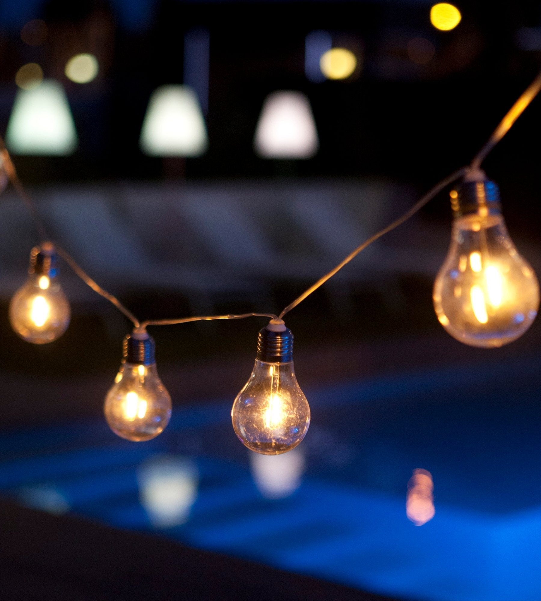 Solar-Lichterkette STELLA – modernes Design – 10 Leuchtmittel