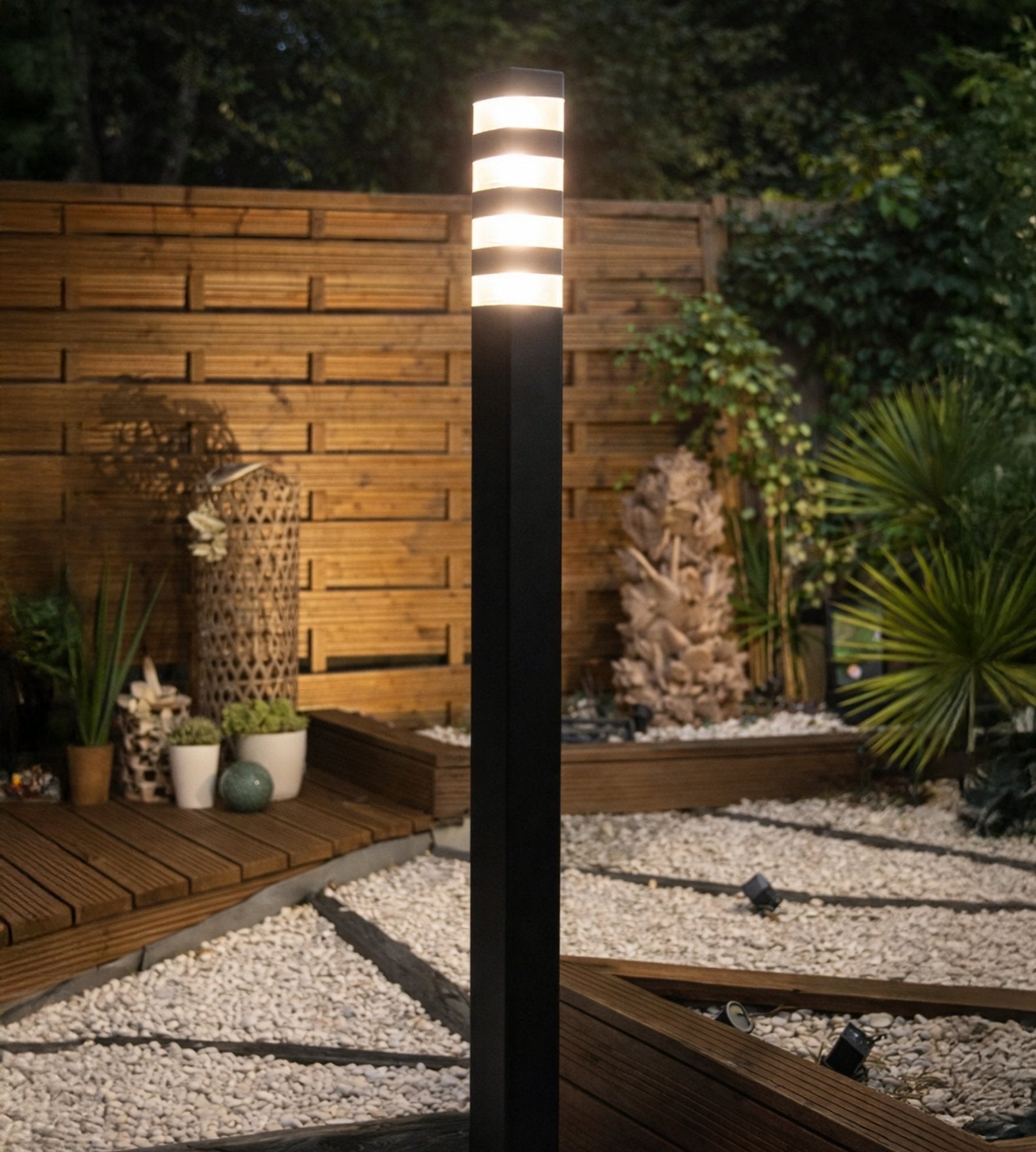LED-Stehlampe PYRAMIDE 230V, Neutralweiß – 2000 Lumen – 64 LEDs – 2 m Höhe – modular — 3