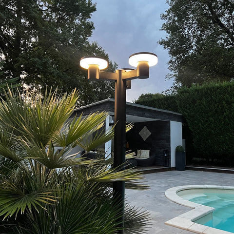 ALTO 3000 LED-Solar-Stehlampe – Höhe 2 m – Fernbedienung – 300 bis 3000 Lumen – Lumihome-France.com