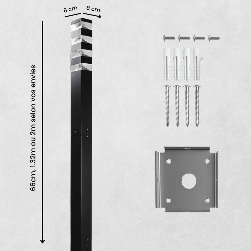 Die Mastleuchte Pyramide – einfach modular