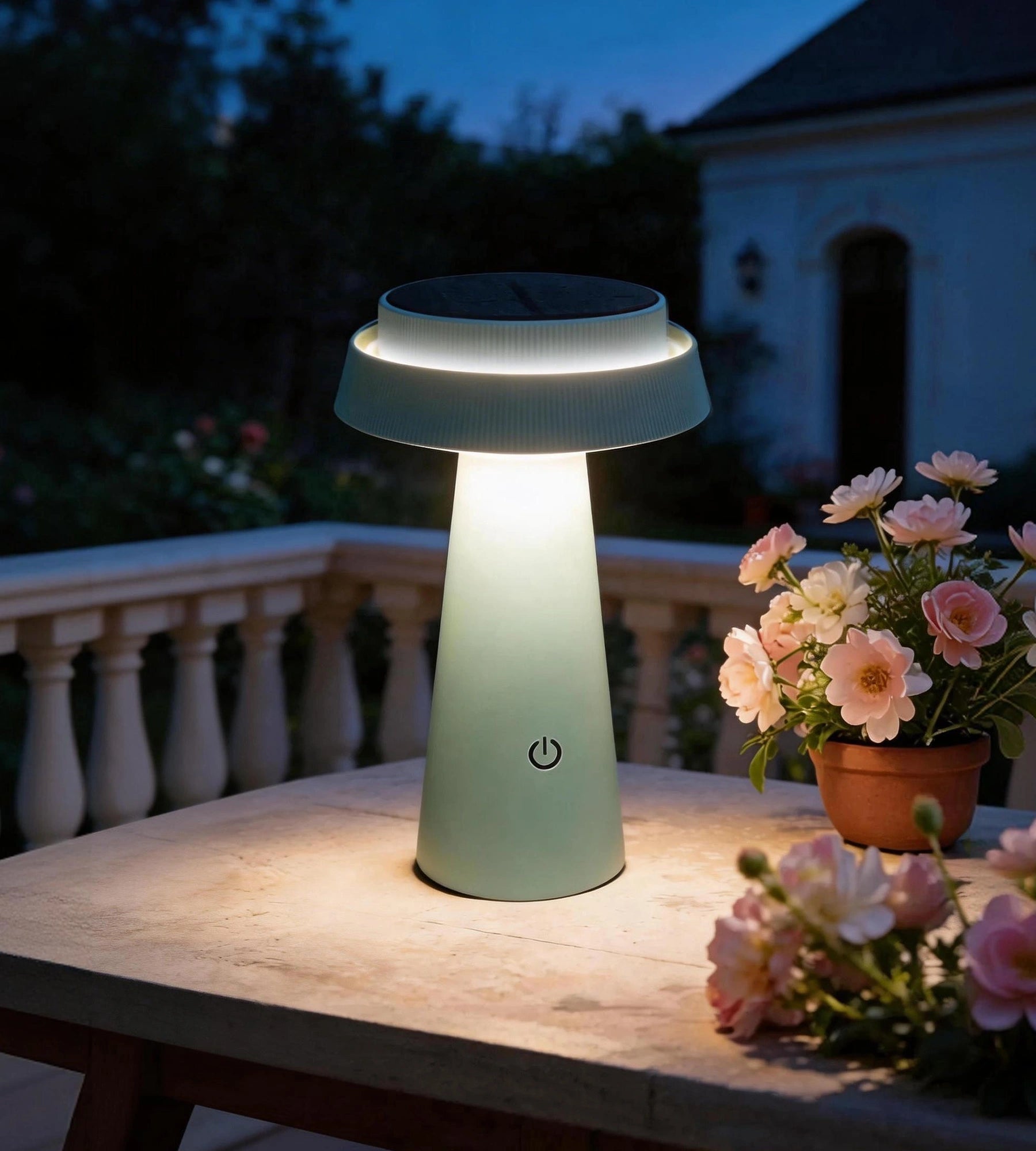 Lámpara de mesa LED solar ROSA — 2
