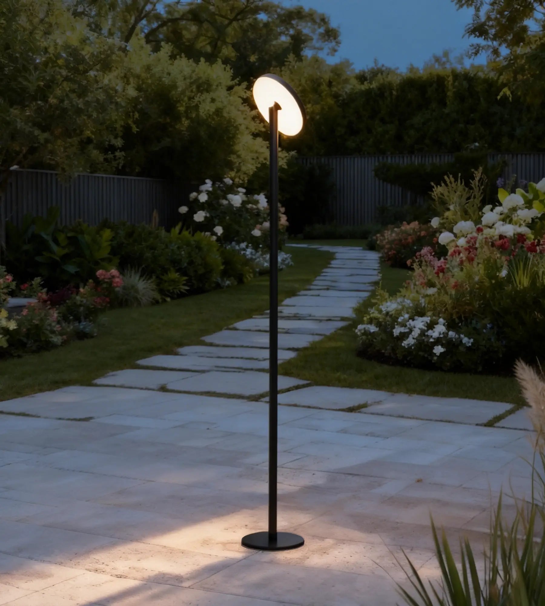 Lámpara de mesa LED solar JAZZ, negro — 2