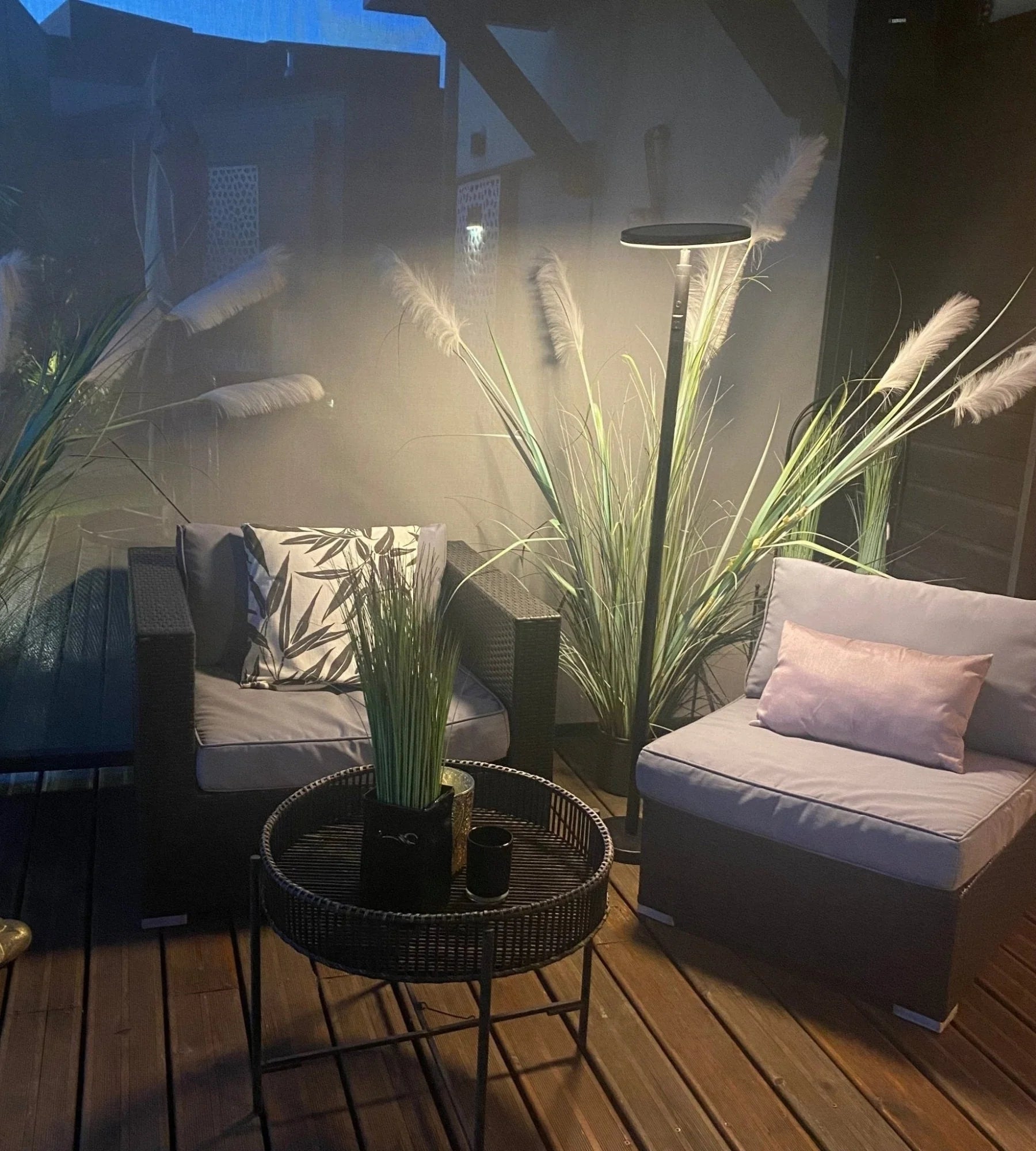Solar-LED-Tischleuchte JAZZ, Schwarz — 6