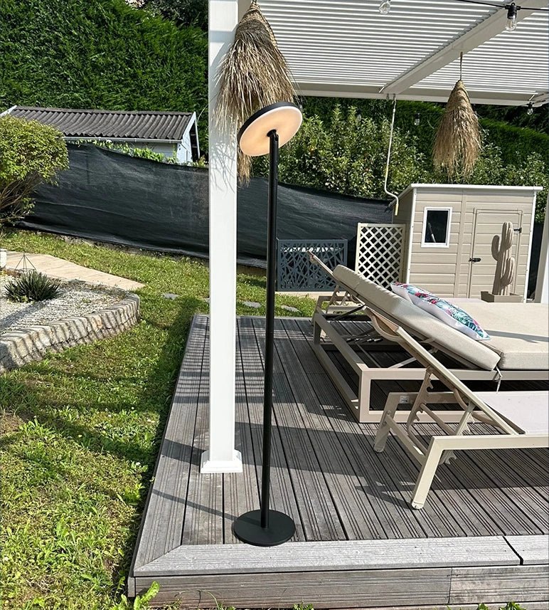 Solar-LED-Tischleuchte JAZZ, Schwarz — 5