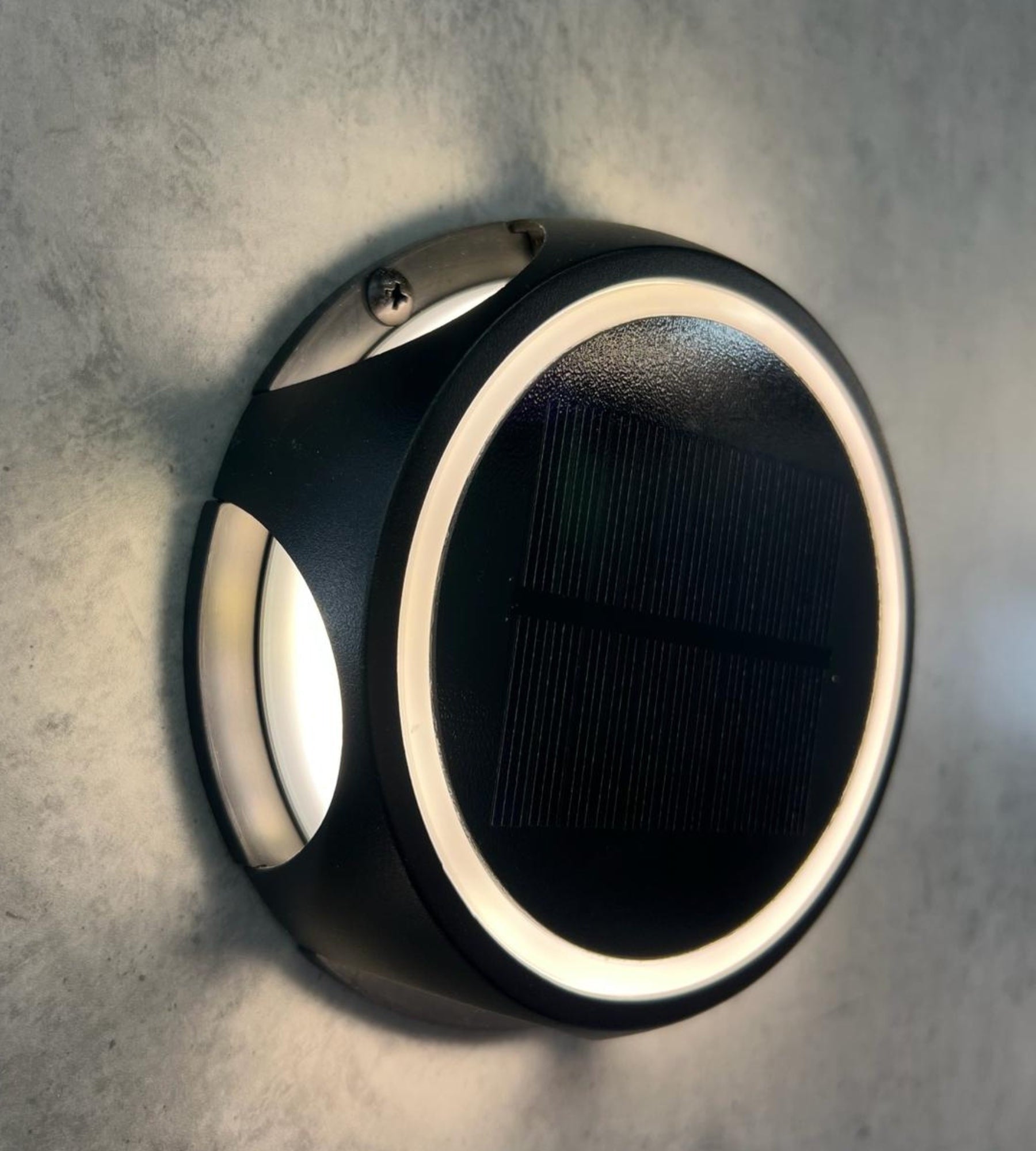 Solar-LED-Bodenleuchte rund – 3 Modi 50 bis 200 Lumen – Boden oder Wand — 5