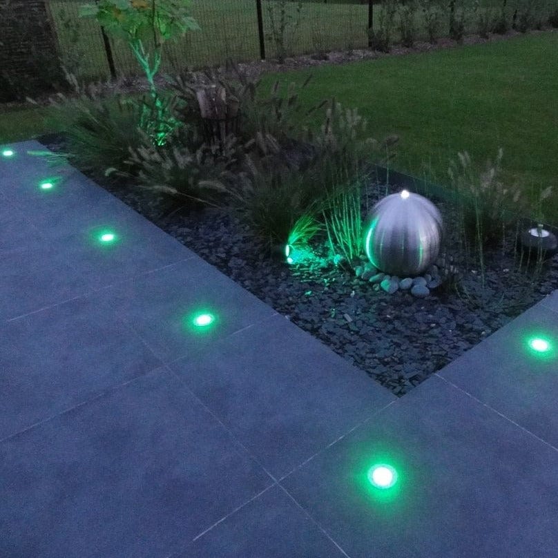 LED-Einbaustrahler RGB+CCT LoRa-Serie – 12–24 V AC/DC – Ø15 cm – 600 Lumen – IP68 – Lumihome-France.com