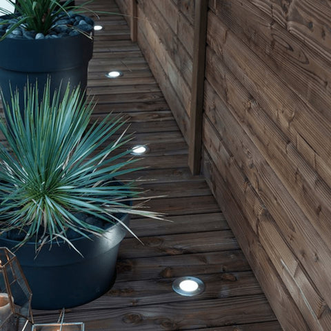 Faretto da incasso a LED integrato SOL–GL15 - 230V - Ø 10 cm - Bianco freddo 6500K° - 500 lumen - Lumihome-France.com