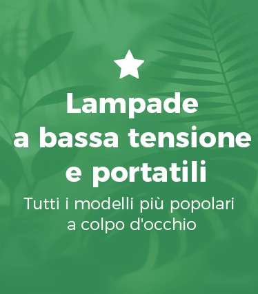 Illuminazione a bassa tensione e portatile