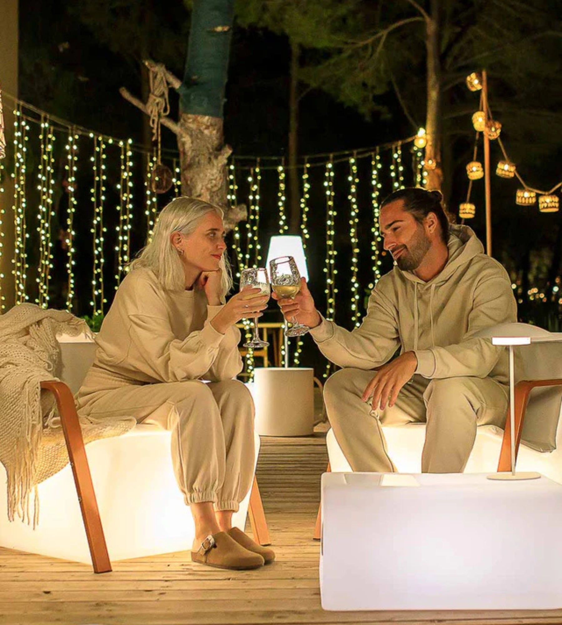 Grinalda de parede LUCEO - Branco quente - Iluminação decorativa - Lumihome