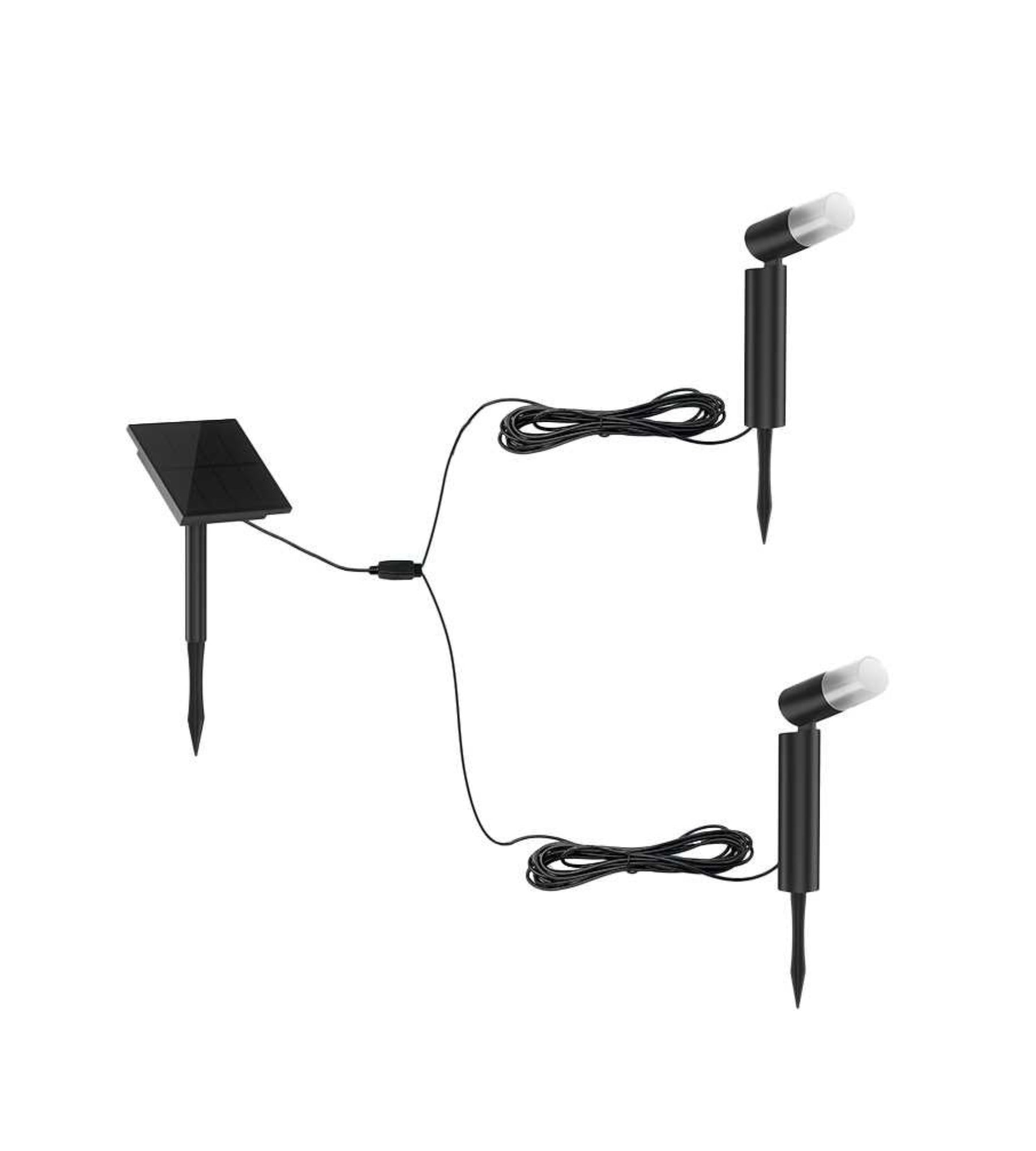 Kit de 2 projectores solares RUBY - Lumihome