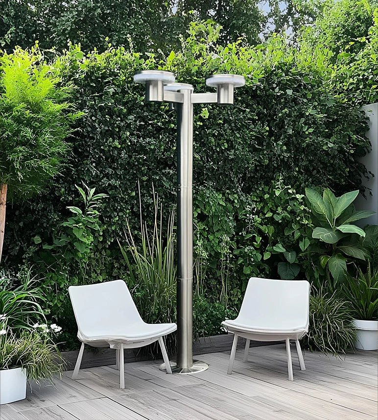 Candeeiro de pé solar LED ALTO 3000 - Altura 2m - Controlo remoto - 300 a 3000 lúmens - Lumihome