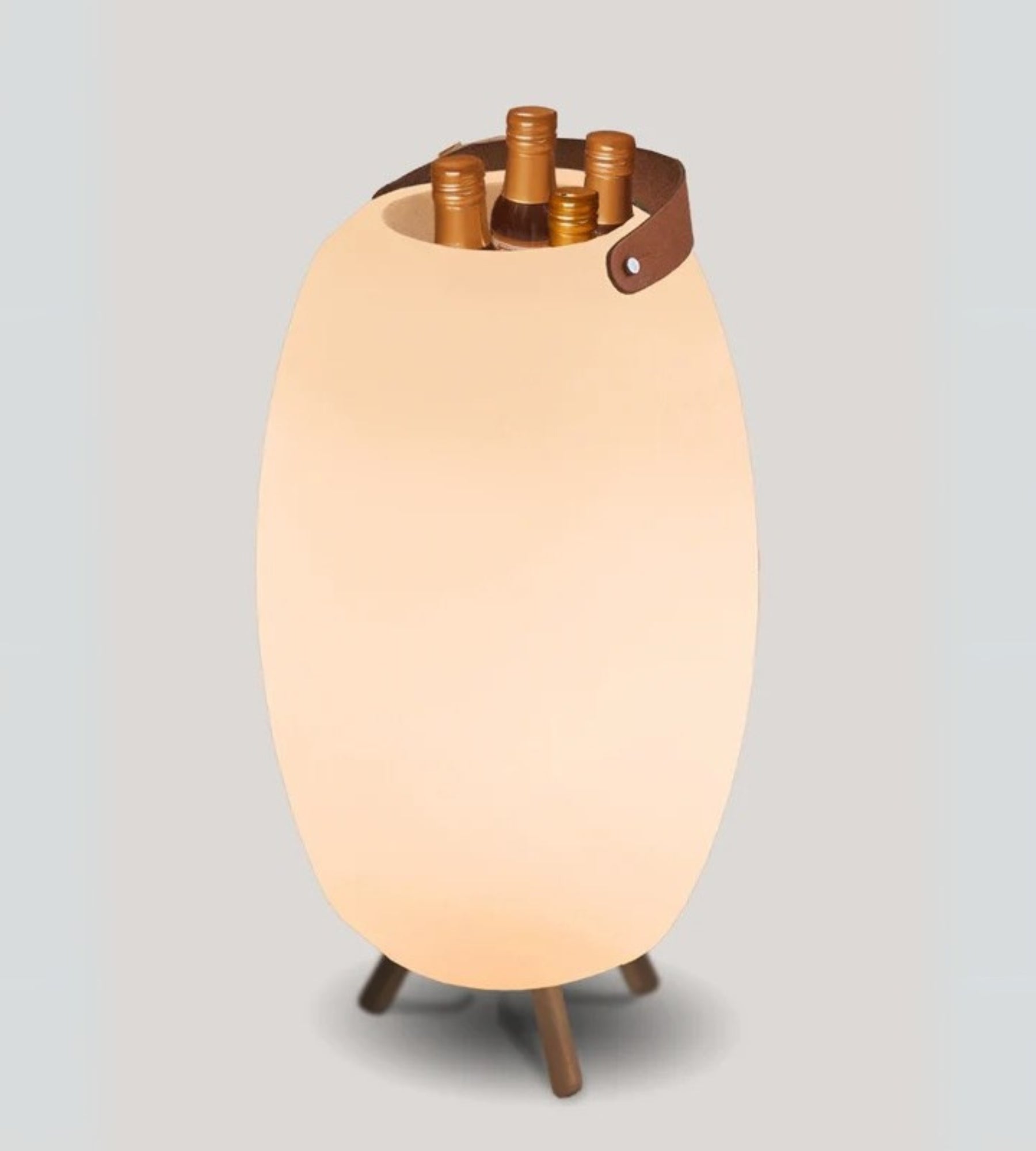 Abre-garrafas iluminado APOLO - Altifalantes integrados - Iluminação branca e multicolor ajustável - Lumihome