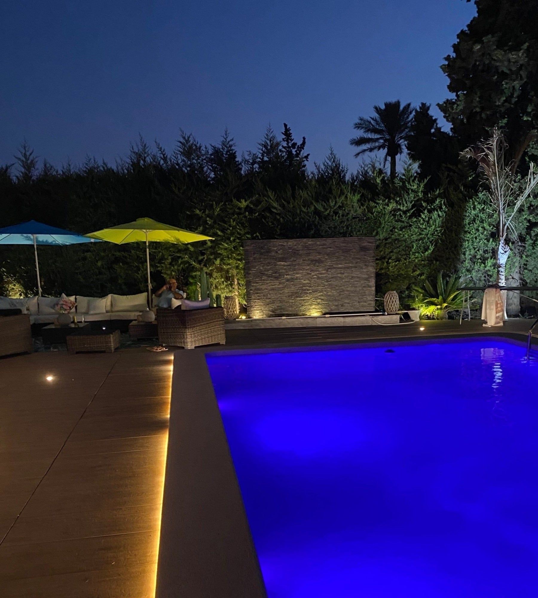 Projetor de embutir para a piscina com lâmpada intercambiável GU5.3 - 12 Volt - Ø 10 cm